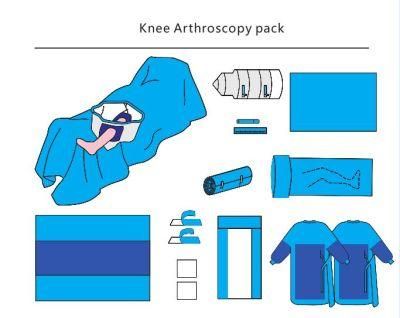 Medical Knee Arthroscopy Disposable Surgical Packs