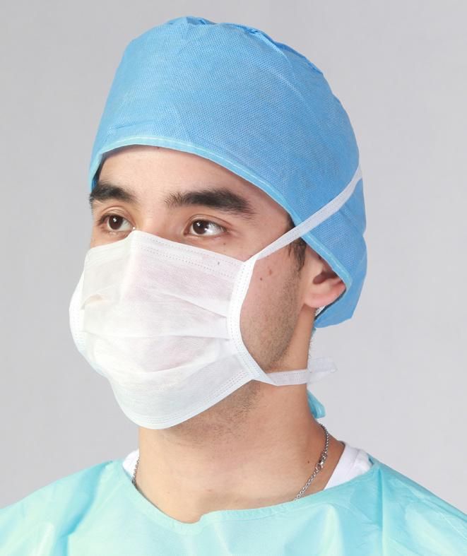 Manufacturer Civil Use Customized Elastic Ear Loop 3 Ply Surgical Face Mask Class II Disposable Face Mask En 14683