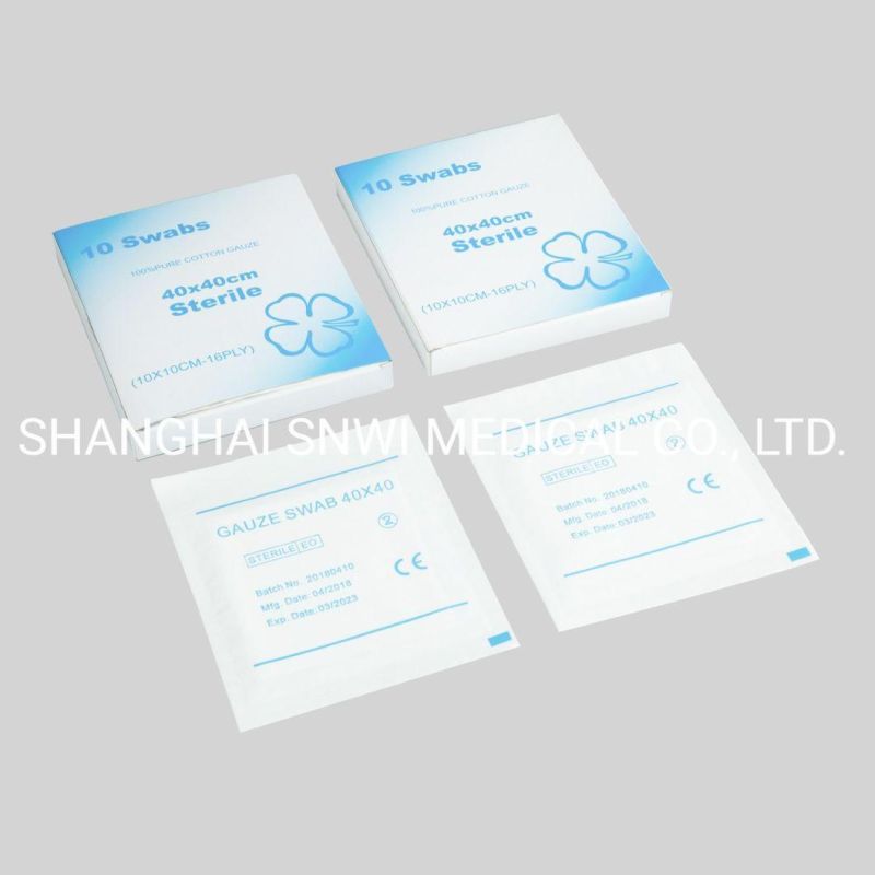 High Absorbent Medical Disposable Wound Dressing Non Woven Lap Sponge Abdominal Pad