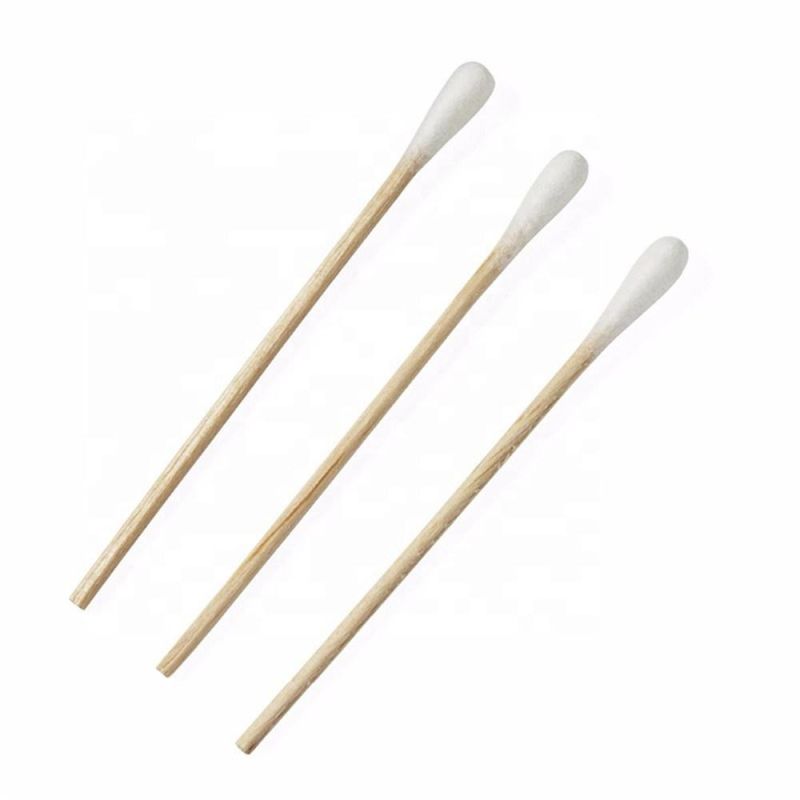 Professional Hospital Use Medical Grade Tipped Applicator Wooden Applicator Sticks