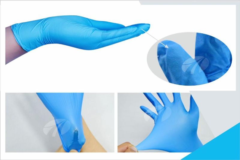 Cleanroom, Workshop Powder Free Disposable Nitrile Examination Gloves