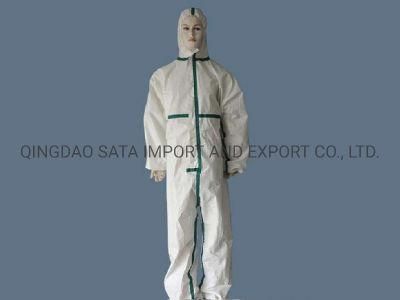 Stock High Quality Disposable Medical Coverall Protection Suit Medical Protective Clothing