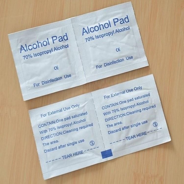 Disposable Alcohol Disinfection Cotton Wipe Pads