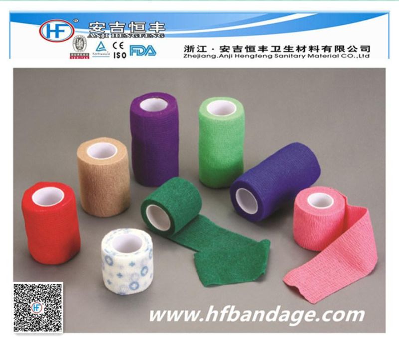 Chinese Manufacturer Direct Sale Wound Dressing Sports Sprain Treatment Nonwoven Elastic Bandage