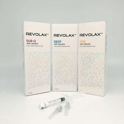 Revolax Hyaluronic Dermal Filler Injectable Filler Gel 1ml Korea Cross Linked Hyaluronic Acid