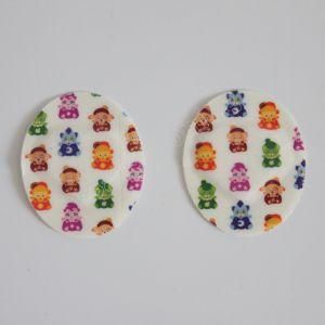 Oval Shape Cartoon Figure Adhesive Bandage