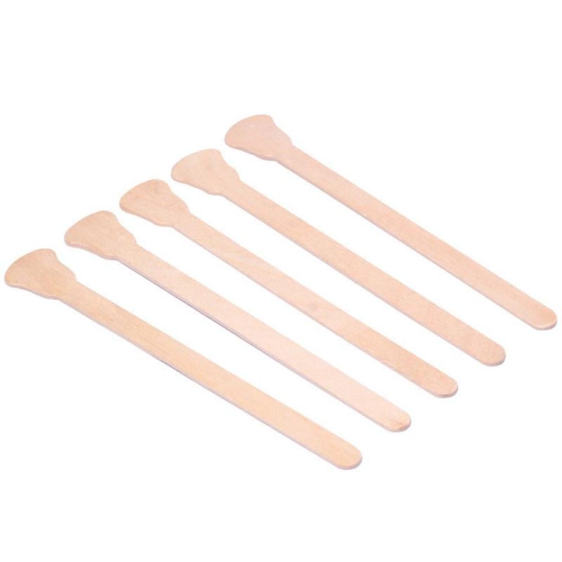 Personalized Wax Spatula Stick Wooden Applicator Sticks