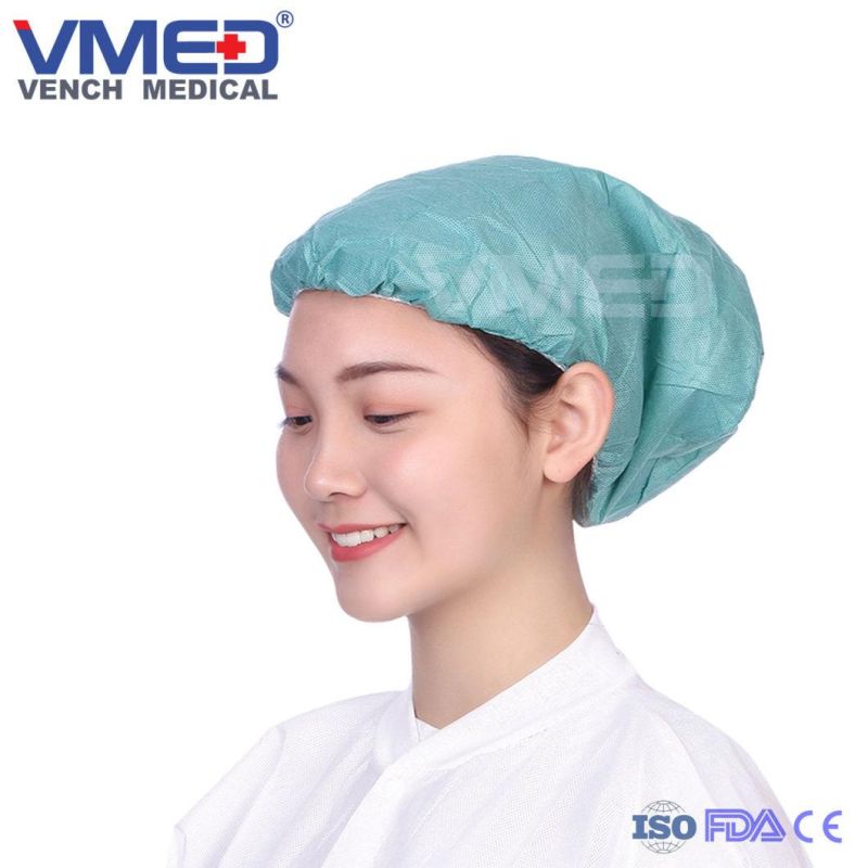 High Quality Surgical/Dental/Nursing/Scrub/Work/Snood/ Nonwoven Disposable Cap