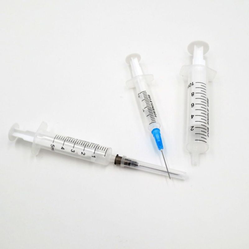 Latex Free Three-Part Vaccines Syringes in High Quality