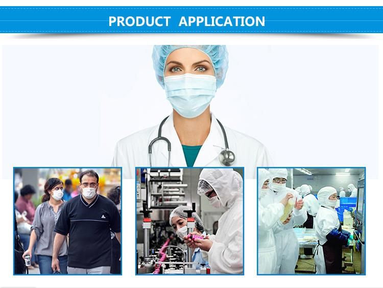 Surgical Disposable Face Mask with Earloop/3-Ply Face Mask/Doctor Nurse Patient Medical Protective Face Mask Factory