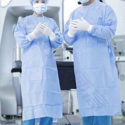 Medical Non Woven Fabrics Sterile Disposable Surgical Isolation Gown