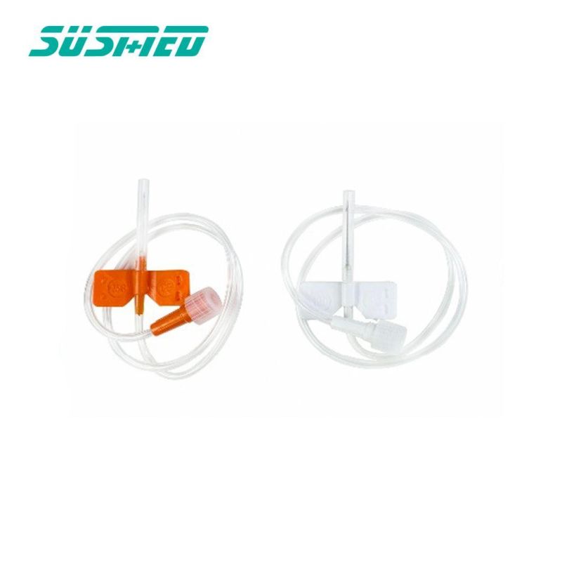 Disposable Wings Butterfly Needle Types of Scalp Vein Infusion Set with Butterfly for Hospital