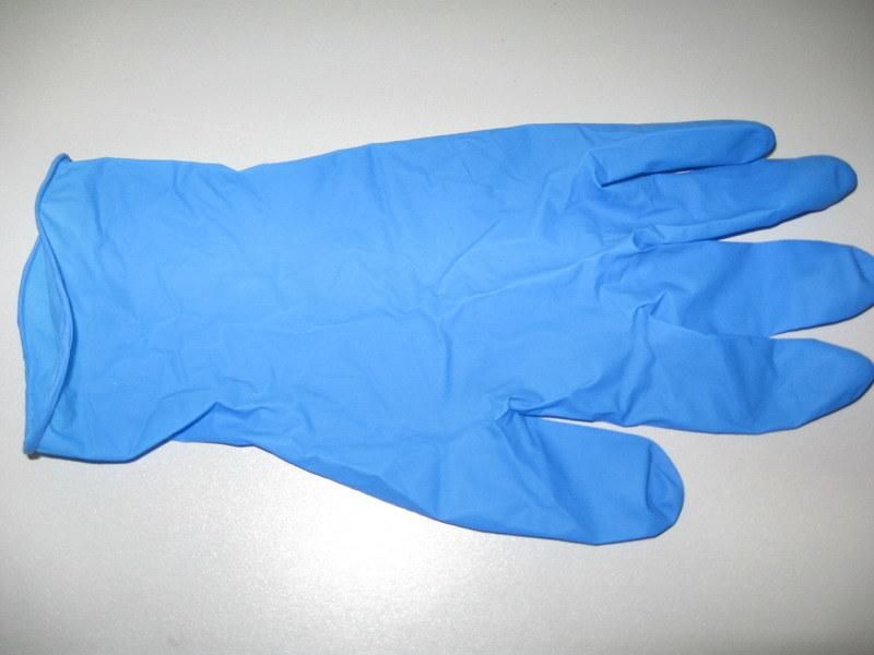 Powder Free Blue Disposable Medical/Non-Medical Examination Nitrile Gloves with CE