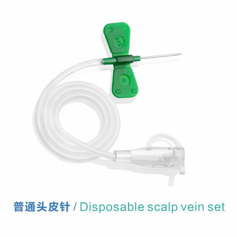 Disposable Scalp Vein Set with Butterfly Wing Hypodermic Needle