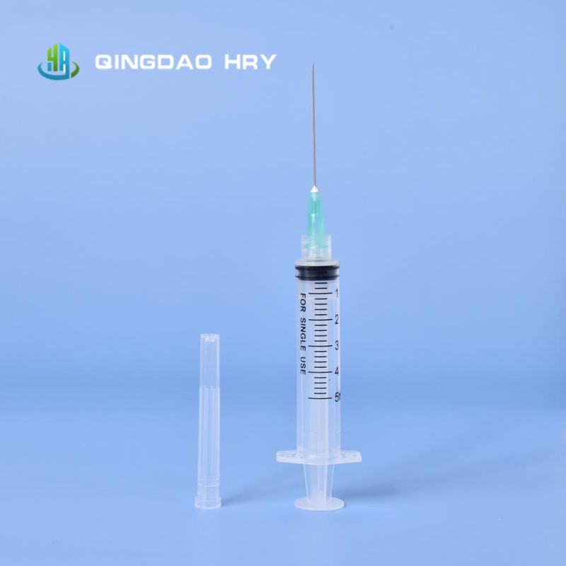 Manufacure of 1ml Medical Disposable Luer Lock Syringe with Needle CE FDA ISO and 510K Stock Products