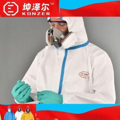 Type 5 Type6 Non Woven Konzer Hospital Uniforms Protective Coveralls