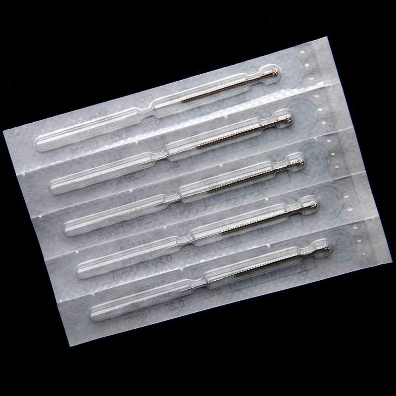 Sterile Acupuncture Needles with Nickel-Plated Handle (AT-8)