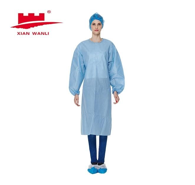 45GSM Level 1-4 Surgical Gown Medical Gown Disposable Gown Disposable Suits New Product Wholesale Disposable SMS Gown Overall Suit Eo Sterile