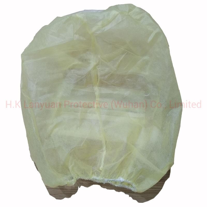 Elastic Opening Disposable Hoods Cap with Face Mask