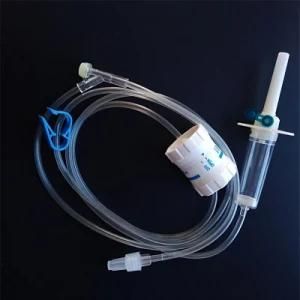 Hospital Medical Insturment IV Infusion Set with Precise Regulator Extension Tube