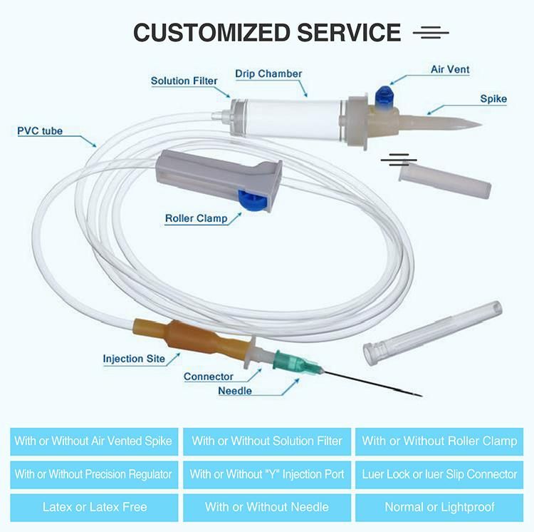 Medical Disposable Sterile Infusion Set Drip Chamber Dropper for IV Set