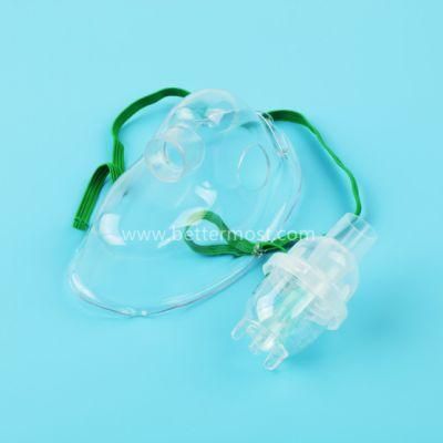 Disposable High Quality Medical PVC Nebulizer Mask with Oxygen Tube Size XL