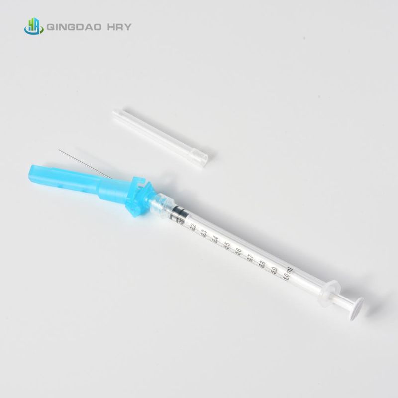 Professional Manufacture of Disposable Syringe with Safety Hypodermic Needle& Normal Needle CE FDA ISO 510K