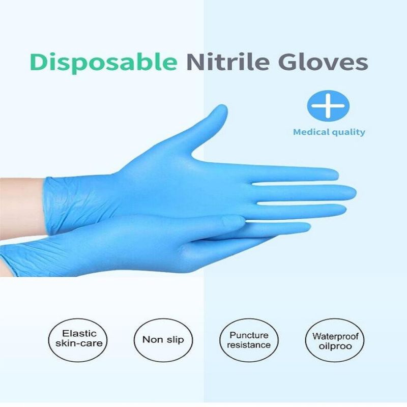 Factory Direct Sale Nitrile Medical Production Disposable The Powder Powdered Latex Gloves