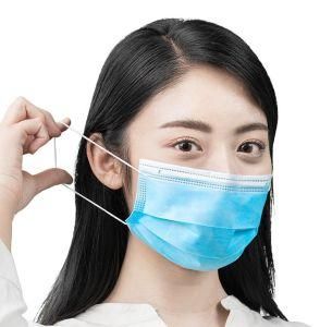 Disposable 3 Ply PP Non Woven Face Mask with Earloop and Nose Wire Against Dust Medical Mask