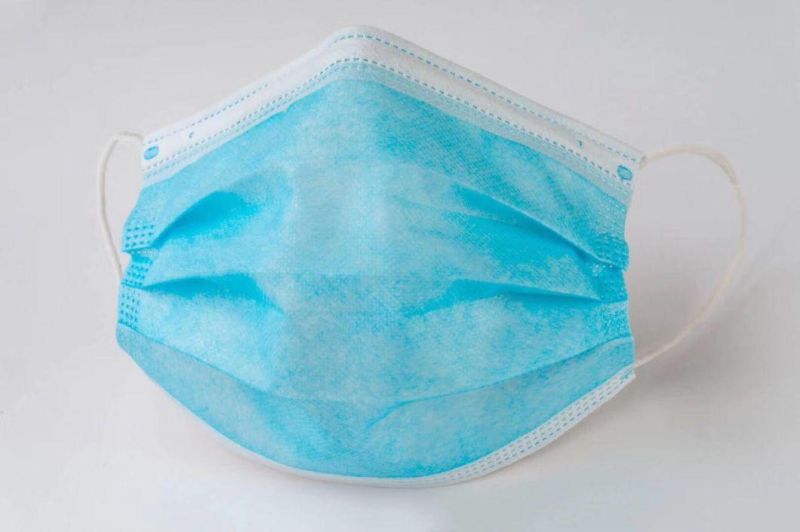 Meltblown Nonwoven Disposable 3ply Medical Surgical Face Mask with Earloop