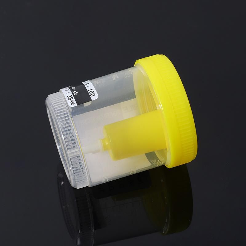 New Style Sterile Urine Test Sampling Plastic Container Cup