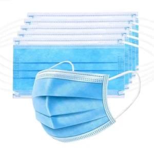 in Stock China Face Mask 3 Ply Earloop Disposable Face Safety Mask with Good Quality