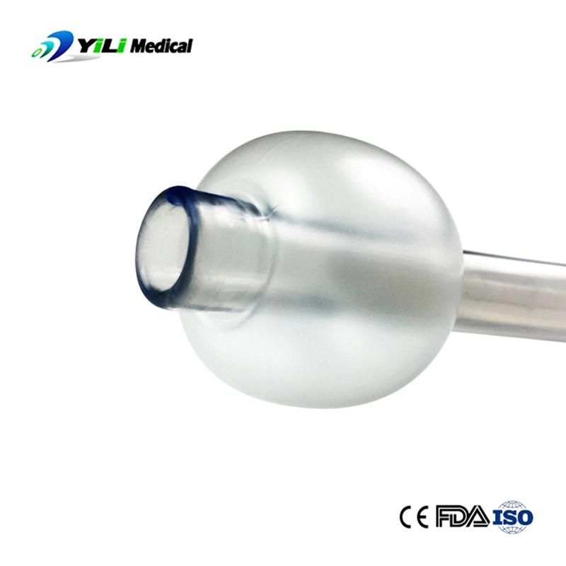 Professional Disposable Medical PVC Cuffed Tracheostomy Tube Medical Instrument