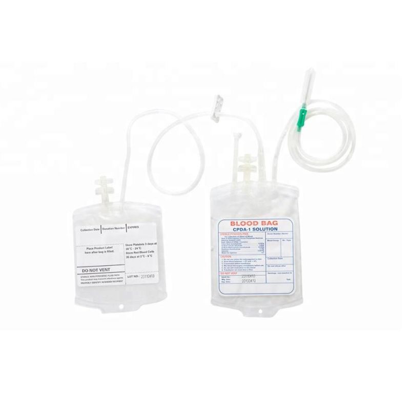 Transfusion Bag Single Double Triple Quadruple Blood Collection Bags