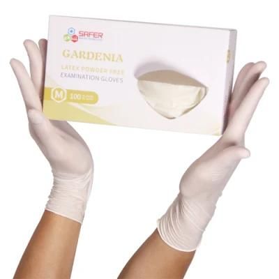 Examination Glove Latex Powder Free 5g for Food Handling