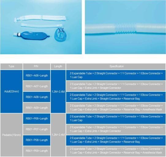 Disposable Expandable Circuit for Single Use Medical Material for Hospital Use CE and ISO Marked