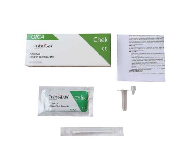 One Step Medical Antigen Rapid Diagnostic Test Cassette 25PCS