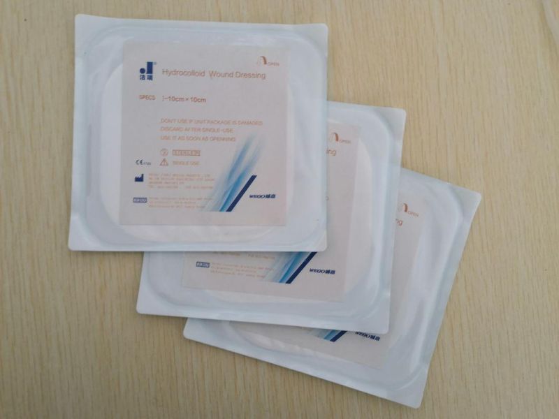 Hydrocolloid Wound Dressing 10cm*10cm with High Quality