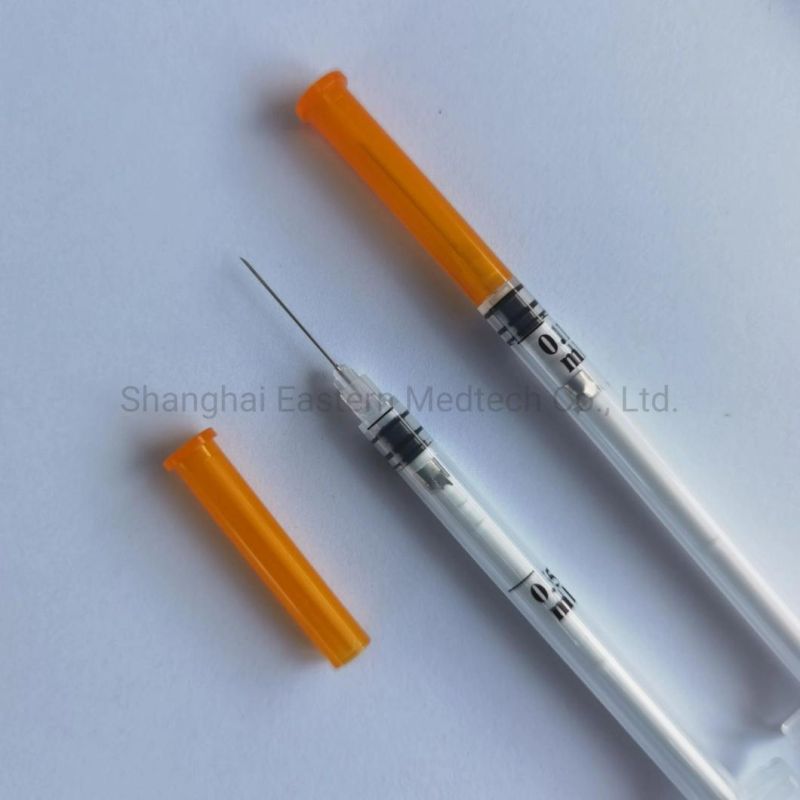 High Quality Ad Self-Destroy Fixed Dose Vaccine Syringe 0.1ml