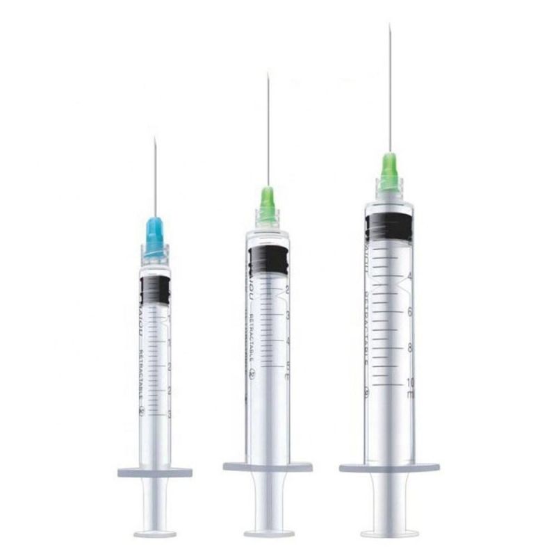 Injection Needle Retractable Syringe Disposable