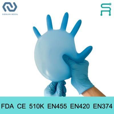 Better Price Powder Free FDA CE Disposable Nitrile Examination Gloves