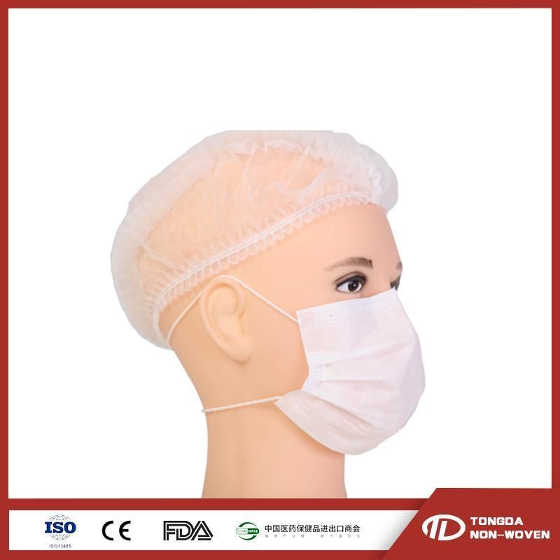 Factory Use 2 Ply Disposable Head on Style Face Mask