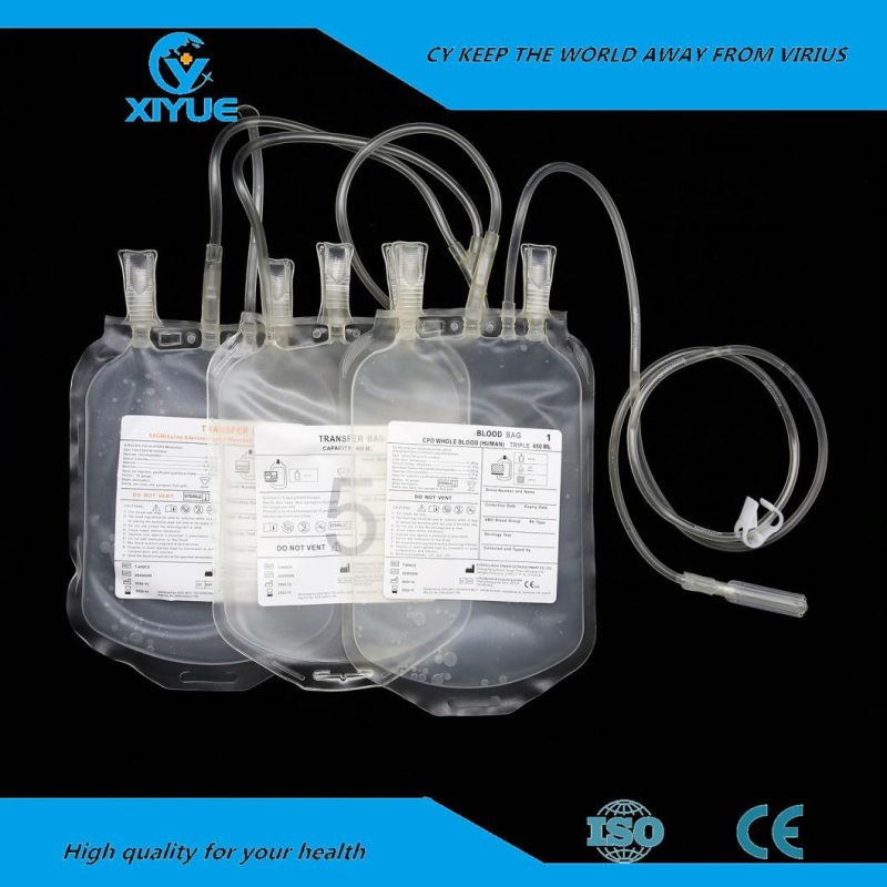 Medical Consumables Disposable Sterile Blood Bag for Blood Collection Single 250ml