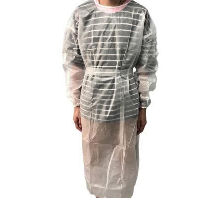 Disposable Non Level Cheap Civilian Isolation Gown Waterproof Non-Woven Isolation Gown