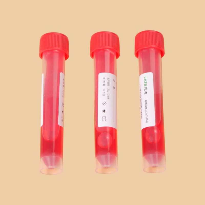 Medical 10ml Universal Virus Sampling Transport Tube Utm Vtm Kits