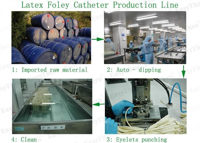 2 Way 3 Way Latex Foley Catheters with Silicone Coating or Hydrophilic Coating for Urine Drainage