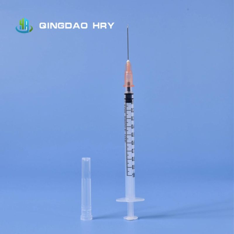 FDA CE ISO 510K Approved Medical 1ml 3ml 5ml 10ml 20ml 60ml Plastic Luer Lock/ Slip Disposable Syringe with Needle or Without Needle