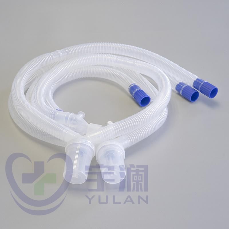 Disposable Medical Ventilator Corrugated Breathing Circuit