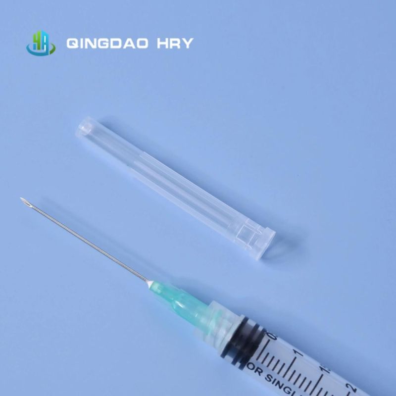 Manufacture of Disposable 5ml Medical Luer Lock/Slip Syringe Injector Manufacturer with CE FDA (510K) ISO