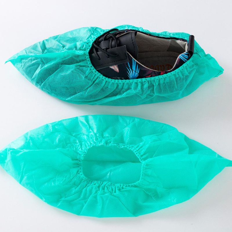 Non Slip Disposable Non Skid Shoe Covers PP+PE Coated Laminated Shoe Cover